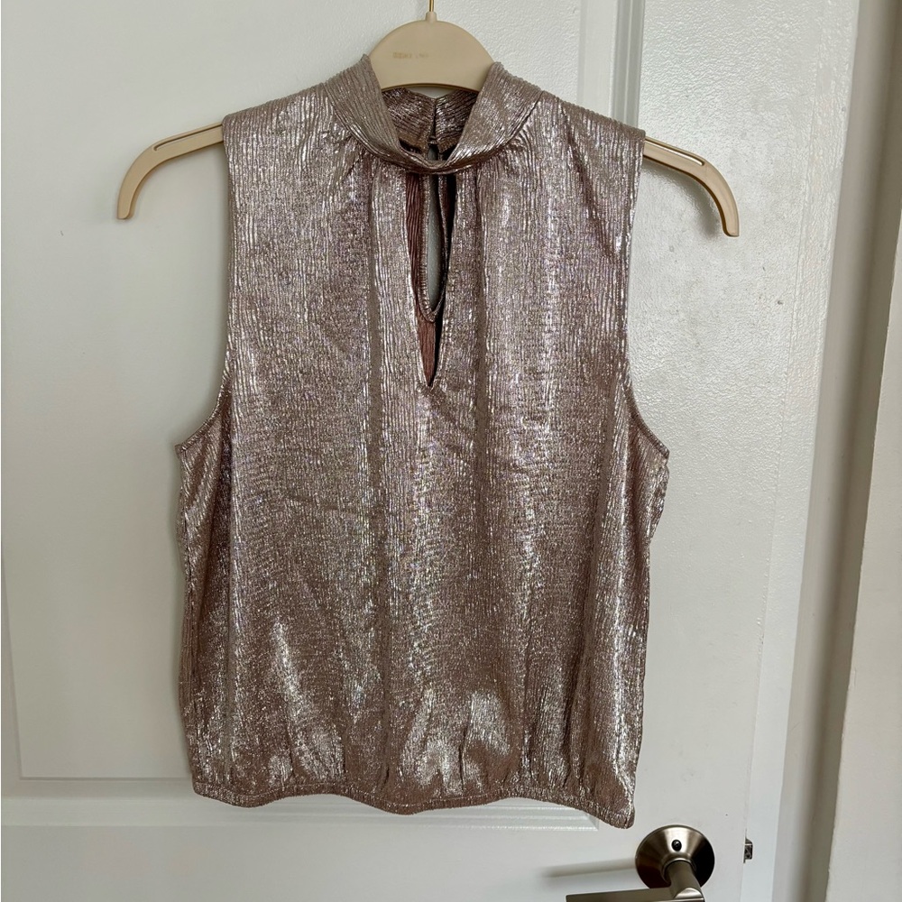Express shimmery tank top